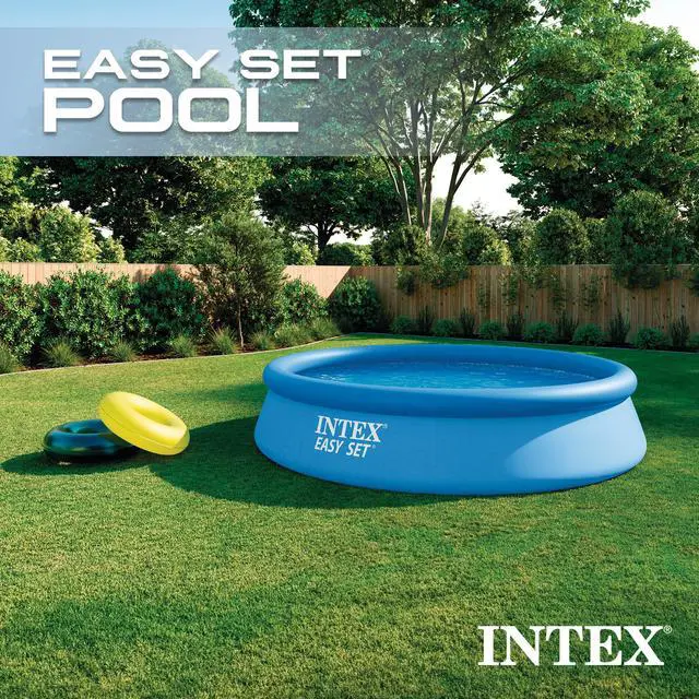 Alt view image 4 of 7 - INTEX Easy Set 12 ft x 30in Above Ground Pool Set, Round Inflatable Swimming Pool with 530 GPH Cartridge Filter Pump and Type A Cartridge