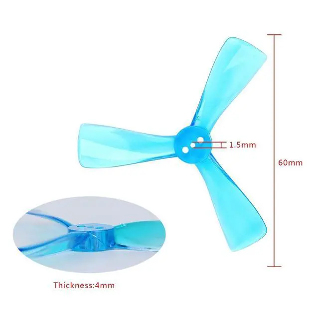 Alt view image 6 of 6 - For Nazgul Cine 2525 2.5Inch 3 Blade Propeller Prop CW CCW