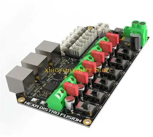 Main image of Heavy Duty 6Input Signal Distributor Hexagonal Distro Fusions Board For Voron MultiHead Printer Longevities Use