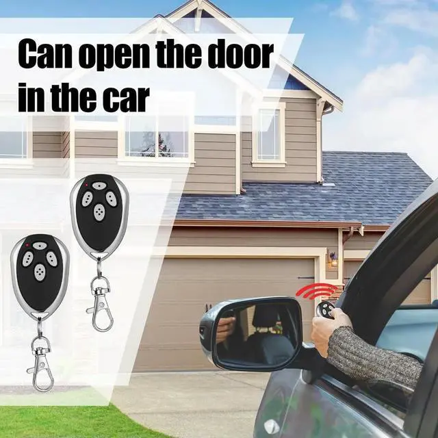 Alt view image 4 of 6 - Garage Door Opener Keychain Remote For Alo LM123 Gate Opener Garage Door Openers