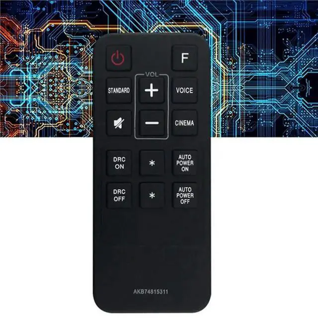 Alt view image 3 of 6 - AKB74815301 For Sound Bar Replacement Remote AKB74815311 For LAS260B LAS160B LAS453B S45A1-D SPH3B-W LAC553B LAS453 LAS26