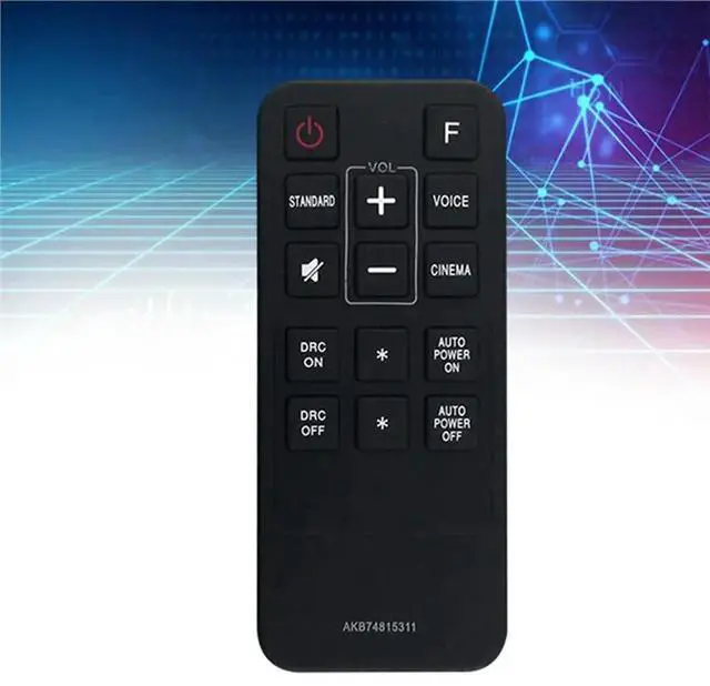Alt view image 2 of 6 - AKB74815301 For Sound Bar Replacement Remote AKB74815311 For LAS260B LAS160B LAS453B S45A1-D SPH3B-W LAC553B LAS453 LAS26