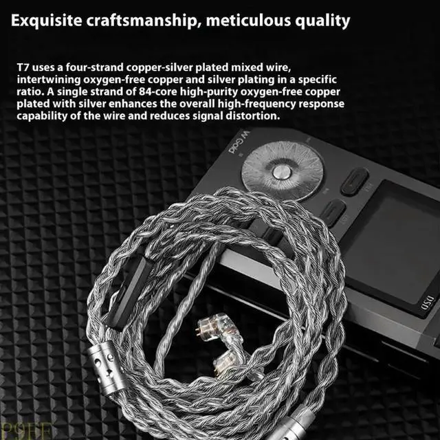 Alt view image 3 of 3 - Braided Wire with Low Resistance Copper Sound Cord Stable Sound Connection