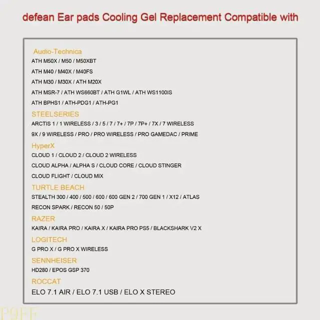 Alt view image 2 of 3 - 1Pair Ear Cushions Cover for Cloud III II Headphones Earmuff Earphone Sleeve