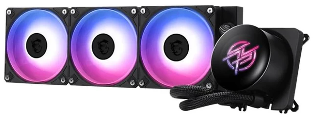 Alt view image 3 of 5 - MICRO CENTER CPU AIO Combo - AMD Ryzen 7 7800X3D Desktop Processor with MSI MPG CORELIQUID P13 360 AIO ARGB LCD CPU Liquid Cooler 360mm Radiator LGA 1851/1700/ AM5/ AM4 Ready