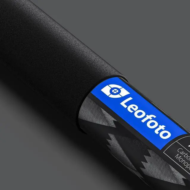 Alt view image 5 of 5 - Leofoto MPQ 40mm Monopod, Premium Carbon Fiber, Water-Resistant, Convertible Mounting Stud, Wrist Strap (MPQ-404C)