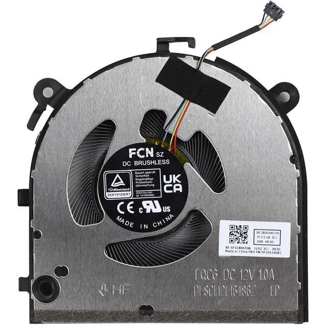 Alt view image 4 of 5 - CPU+GPU Cooling Fan for Lenovo Ideapad 5 Pro 16IRH8 16APH8 16ARP8 (12V)
