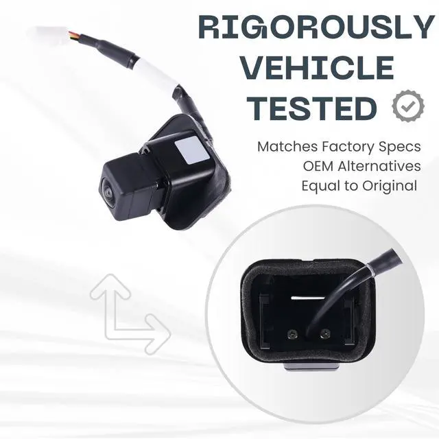 Alt view image 3 of 5 - Backup Camera Replaces for 2014-2015 Mazda 6 OE Part # GJT1-67-RC0C GJT1-67-RC0 GJT1-67-RC0B