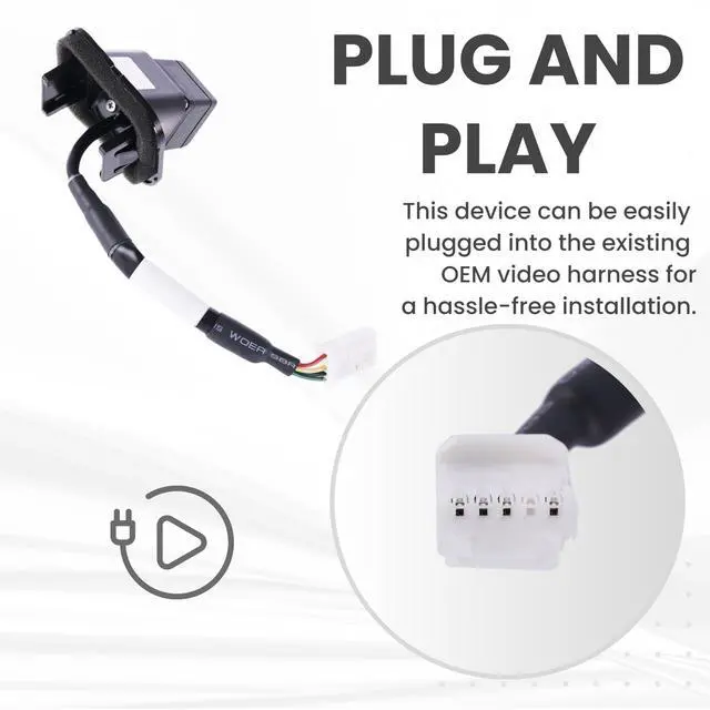 Alt view image 4 of 5 - Backup Camera Replaces for 2014-2015 Mazda 6 OE Part # GJT1-67-RC0C GJT1-67-RC0 GJT1-67-RC0B