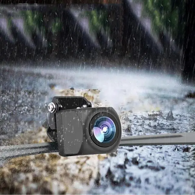 Alt view image 3 of 5 - Vlicevrn Car Rear View HD CCD License Plate Frame Wide View Angle Night Vision Backup Parking Waterproof IP68 Vehicle Camera for Cars SUVs Pickups Trucks RVs (Fisheye Fixed Line Camera)