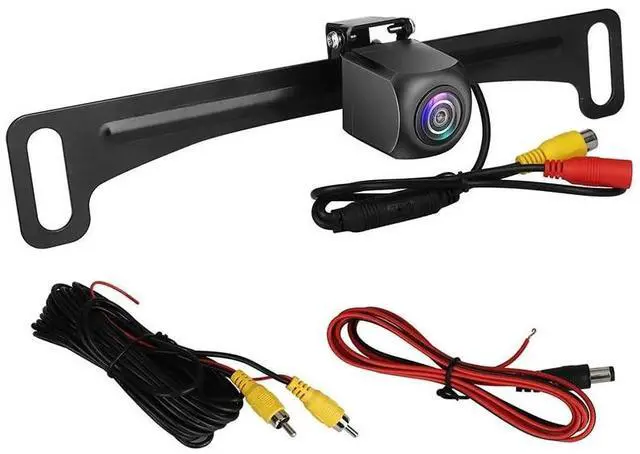 Alt view image 5 of 5 - Vlicevrn Car Rear View HD CCD License Plate Frame Wide View Angle Night Vision Backup Parking Waterproof IP68 Vehicle Camera for Cars SUVs Pickups Trucks RVs (Fisheye Fixed Line Camera)