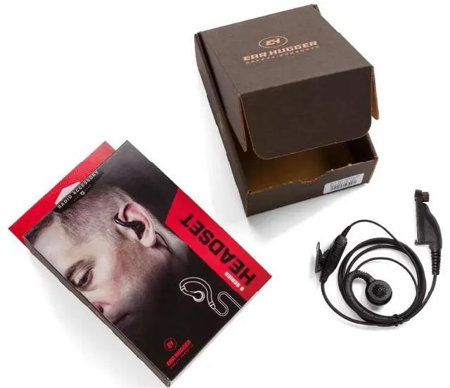 Alt view image 2 of 5 - EH Swivel Earpiece with Microphone and PTT (for Motorola APX)