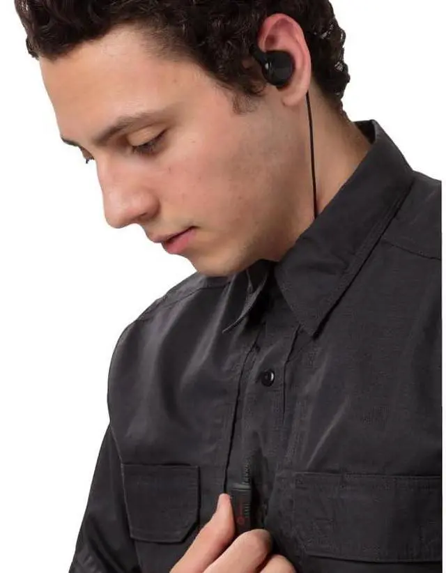 Alt view image 3 of 5 - EH Swivel Earpiece with Microphone and PTT (for Motorola APX)