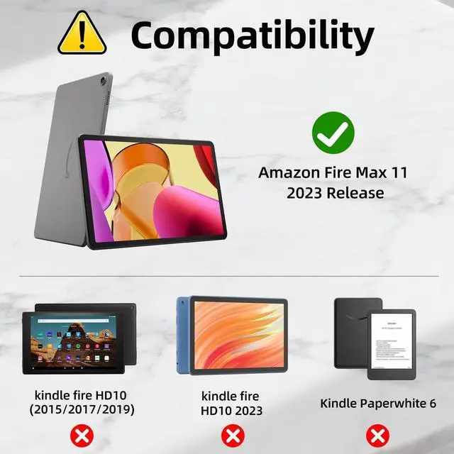 Alt view image 2 of 5 - DISUOFEART for All-New Fire Max 11 Tablet Case(13th Gen,2023 Release), Slim Lightweight Stand Cover with Auto Sleep/Wake, Enchanted Forest Fairy with Blue Wings