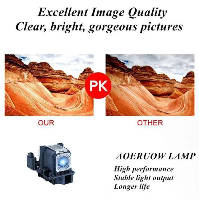 Alt view image 4 of 5 - AOERUOW LMP-C281 / LMP-C250 Replacement Lamp Bulb with Housing for Sony VPL-CH350,VPL-CH353,VPL-CH355,VPL-CH358,VPL-CH370,VPL-CH373,VPL-CH375,VPL-CH378 Projectors