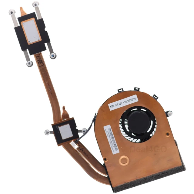 Alt view image 2 of 5 - Deal4GO CPU Cooling Fan & Heatsink Thermal 00UR843 00UR842 Replacement for Lenovo Thinkpad T560 P50s W550s (Discrete GPU)