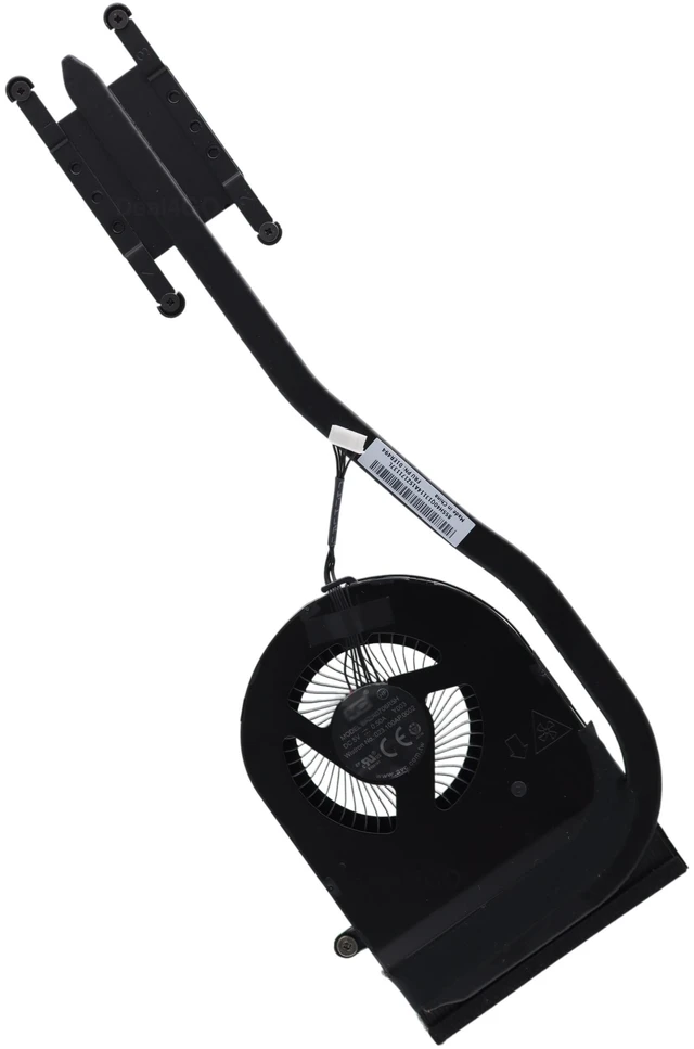 Main image of Deal4GO CPU Cooling Fan & Heatsink Module assembly 01ER494 01YR454 replacement for Lenovo Thinkpad T580 P52S (UMA Integrated GPU), Black