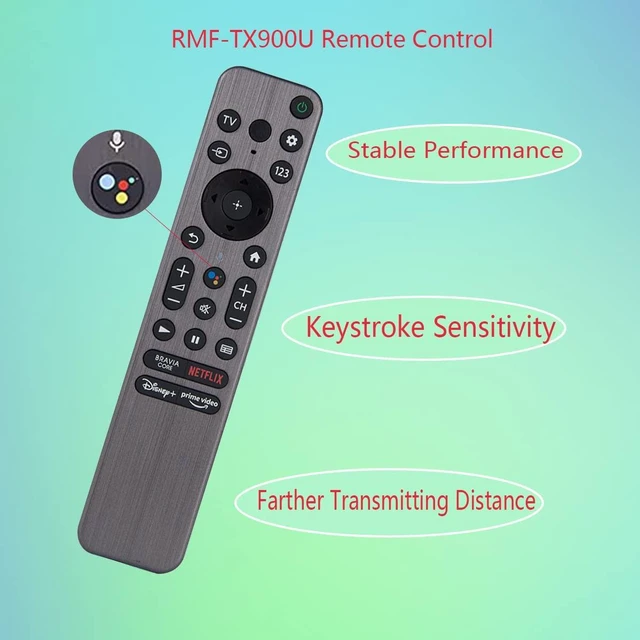 Alt view image 2 of 5 - GHUST RMF-TX900U Voice Remote Control Replacement Universal for Sony Smart 4K 8K TV XR-65X90CK KD-55X80CK XR-75X90CK XR-55X90CK XR-65A80CK XR-55A80CK KD-65X80CK XR-77A80C XR-85X90CK KD-75X80CK