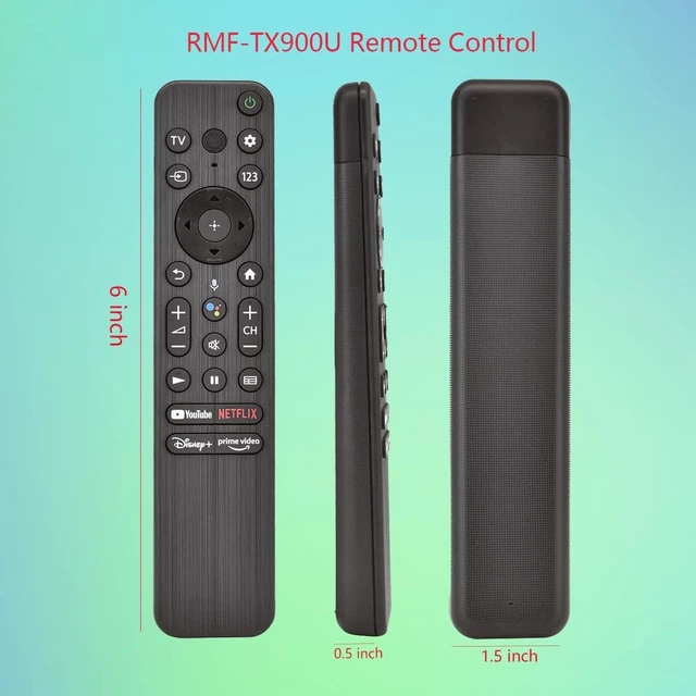 Alt view image 4 of 5 - GHUST RMF-TX900U Voice Remote Control Replacement Universal for Sony Smart 4K 8K TV XR-65X90CK KD-55X80CK XR-75X90CK XR-55X90CK XR-65A80CK XR-55A80CK KD-65X80CK XR-77A80C XR-85X90CK KD-75X80CK