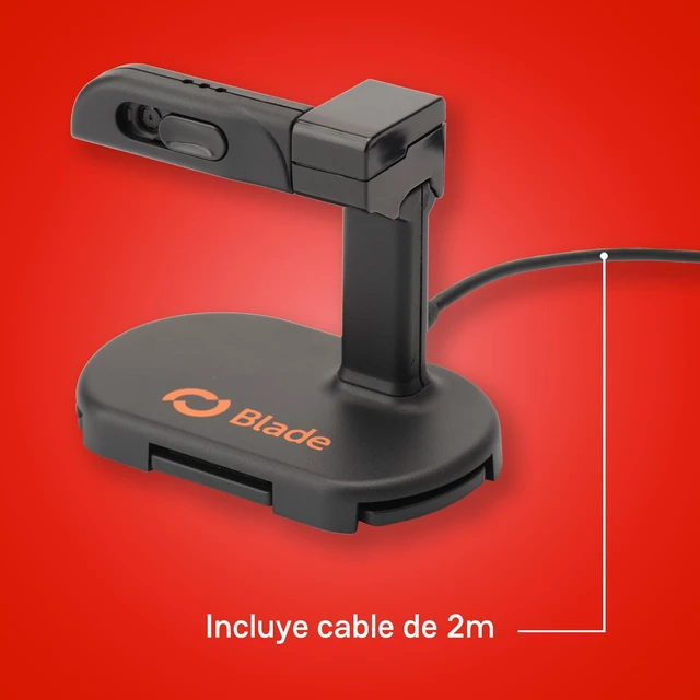 Alt view image 5 of 10 - BLADE Mini Camera 1080p Switch 2, 3 in 1, Portable, Desktop, TV, Stand Included, FullHD, Privacy Cover, Compact and Functional, 30fps