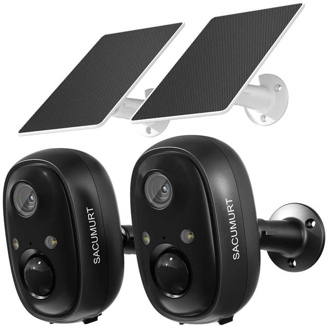 Main image of Solar Camera Outdoor Wireless, 2.4Ghz WiFi, SD/Cloud, for Home & Office