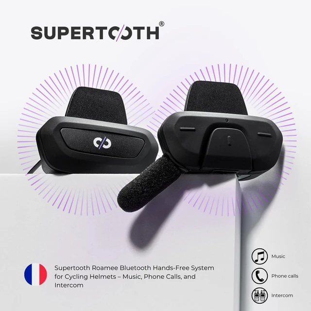 Alt view image 2 of 5 - Supertooth Roamee Duo_Bluetooth Hands-Free Kit for 2 Bikers