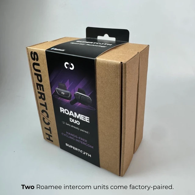Alt view image 3 of 5 - Supertooth Roamee Duo_Bluetooth Hands-Free Kit for 2 Bikers