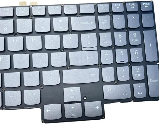 Alt view image 5 of 5 - New Keyboard for Lenovo Legion 7-15 7-15IMH 7-15 IMH05 7-15 IMHG05 Y750-15 Laptop US Layout V193020A US RGB Backlight SUNREX SN30USHW Gray