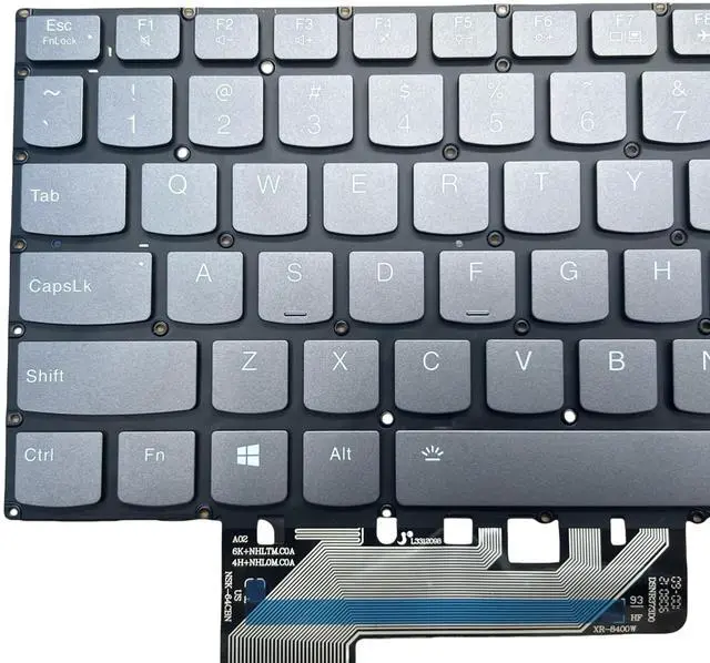 Alt view image 4 of 5 - New Keyboard for Lenovo Legion 7-15 7-15IMH 7-15 IMH05 7-15 IMHG05 Y750-15 Laptop US Layout V193020A US RGB Backlight SUNREX SN30USHW Gray