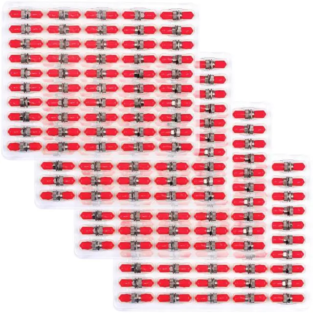 Main image of Duogalia 200 Pack Fiber Optical Coupler ST Fiber Optical Cable Barrel Connector ST to ST Bulkhead Singlemode