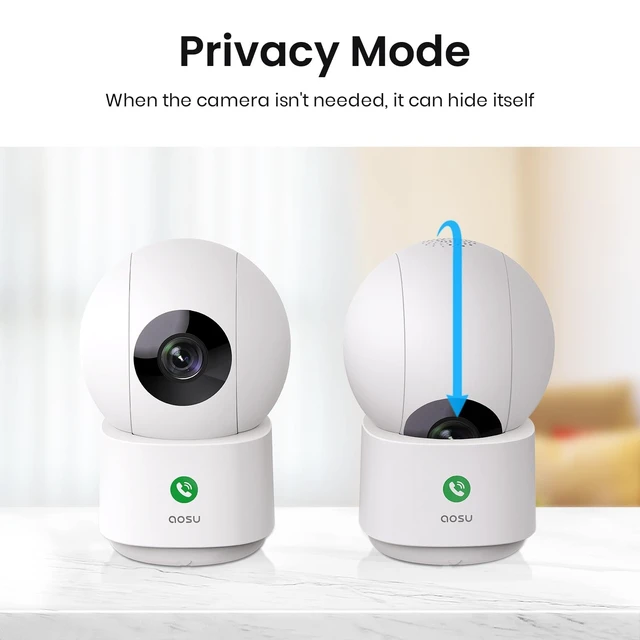 Alt view image 5 of 5 - aosu 4MP Indoor Security Camera - Baby & Pet Monitoring with 5/2.4 GHz WiFi