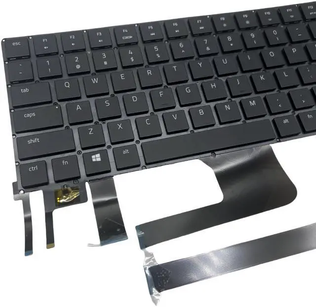 Alt view image 2 of 5 - Laptop Keyboard for Razer Blade Pro RZ09-0287 RZ09-0330 12920528-00 2H-BCVUSR50111 11288412920528000AP00193 911100163920 NBLCV NBLCW US CV 118 3920 A01 US Layout Black RGB Backlight