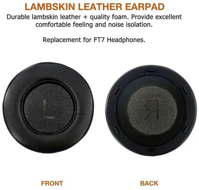 Alt view image 2 of 4 - TENNMAK Lambskin Earpad Replacement for FiiO FT7 Headphones Ear Pad