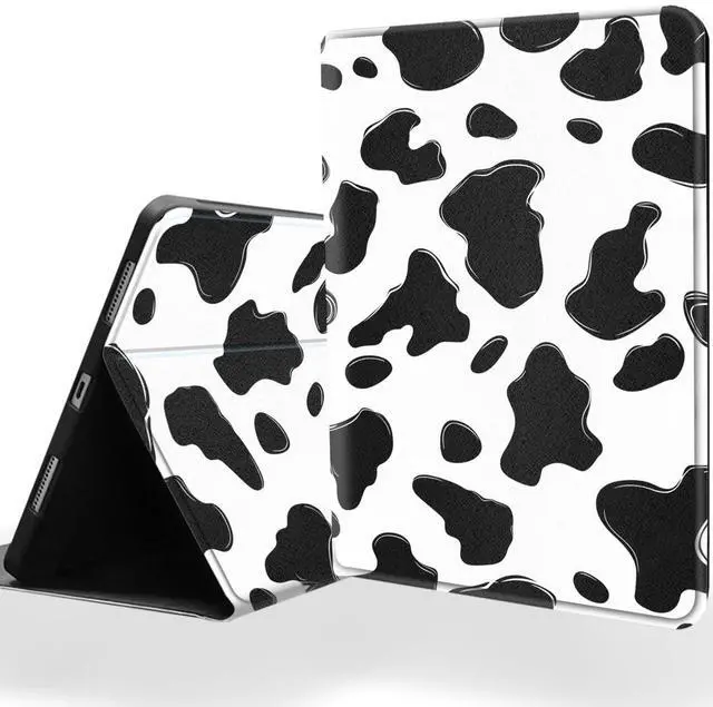Main image of DSRGRGFDJ Tablet Case for iPad 9th/8th/7th Generation 10.2 Inch with Magnetic Auto Wake/Sleep and Multi-Angle Adjustable Stand Cover - Cow Pattern