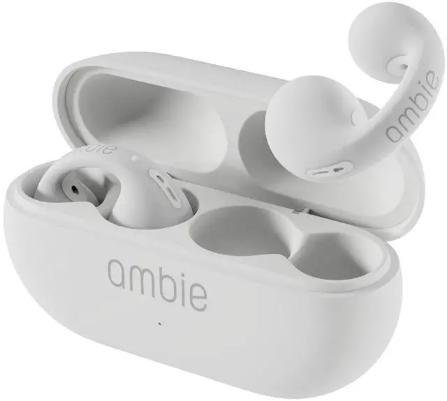 Main image of ambie Sound earcuffs AM-TW02, Open Ear Wireless Earphones for Comfort, Bluetooth 5.3 Earbuds for Sports, Running, and Workouts ^^ 6 hr Play Clip-on Ear Cuff