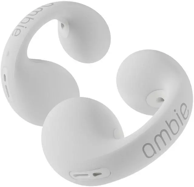 Alt view image 2 of 5 - ambie Sound earcuffs AM-TW02, Open Ear Wireless Earphones for Comfort, Bluetooth 5.3 Earbuds for Sports, Running, and Workouts ^^ 6 hr Play Clip-on Ear Cuff