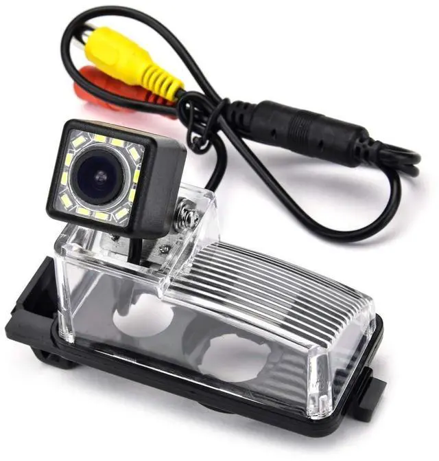 Main image of aSATAH 12 LED Adjustable Angle Car Rear View Camera for Nissan Tiida/Versa Hatchback/Grand Livina/Pulsar/Fairlady Z & Vehicle Camera Waterproof Reversing Backup Camera (12 LED Adjustable Angle)