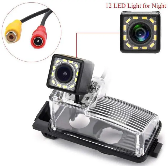 Alt view image 2 of 5 - aSATAH 12 LED Adjustable Angle Car Rear View Camera for Nissan Tiida/Versa Hatchback/Grand Livina/Pulsar/Fairlady Z & Vehicle Camera Waterproof Reversing Backup Camera (12 LED Adjustable Angle)
