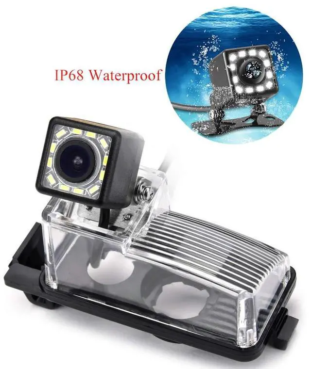 Alt view image 4 of 5 - aSATAH 12 LED Adjustable Angle Car Rear View Camera for Nissan Tiida/Versa Hatchback/Grand Livina/Pulsar/Fairlady Z & Vehicle Camera Waterproof Reversing Backup Camera (12 LED Adjustable Angle)
