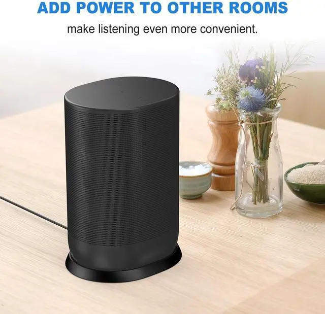 Alt view image 4 of 5 - Soarking Charging Base for Sonos Move Gen 2nd and 1st with 45W Adapter(Black)