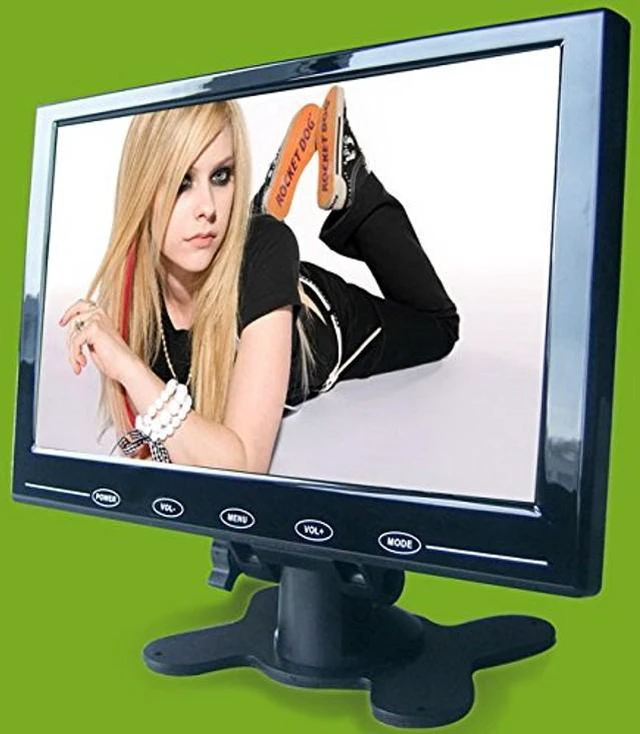 Alt view image 5 of 5 - CAIRUTE 9 Inch Ultra Thin 16:9 HD 1024x600 TFT LCD Color Car Rear View Monitor 2 Video Input DVD VCD Headrest Vehicle Monitor Support Audio + Video + HDMI + VGA