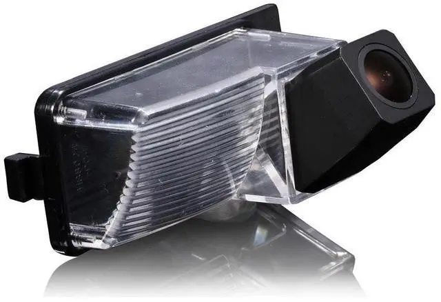 Alt view image 2 of 5 - 1280 x 720 Pixels 1000TV Lines 18 mm Lens car Number Plate Light Rear View Camera, Replacement for Tiida Hatchback/Livina/Skyline R35 GTR/250GT/Fairlady 350Z/370Z/CUBE/Geniss