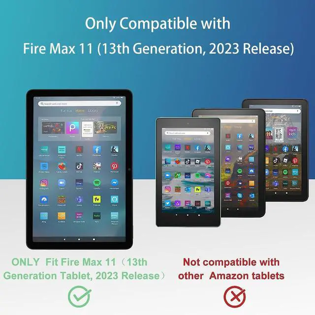 Alt view image 2 of 5 - BWOOLL Case for All-New Fire Max 11 Tablet (11", 13th Generation, 2023 Release), Slim Lightweight PU Leather Stand Cover with Auto Wake/Sleep, Native American Indian Girl