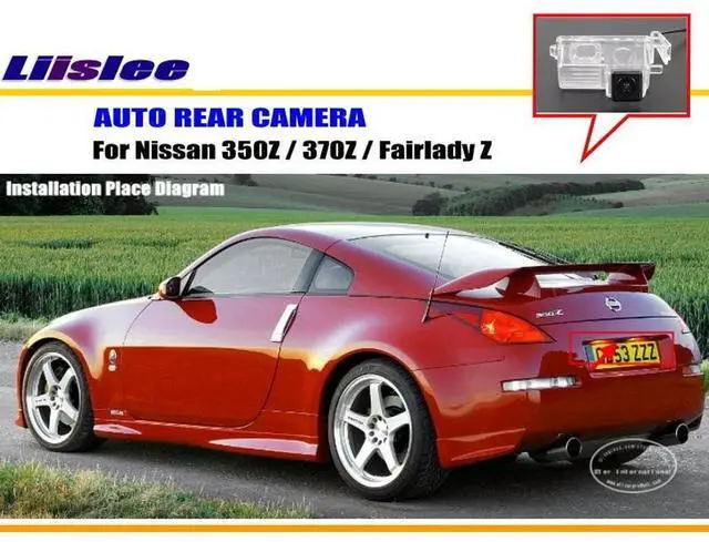 Alt view image 4 of 5 - Navinio Vehicle Backup Cameras, LED Night Vision Car Rearview Reverse Camera for Nissan -370Z 350-Z Tiida Lavina Skyline R35 350GT 370z Fairlady