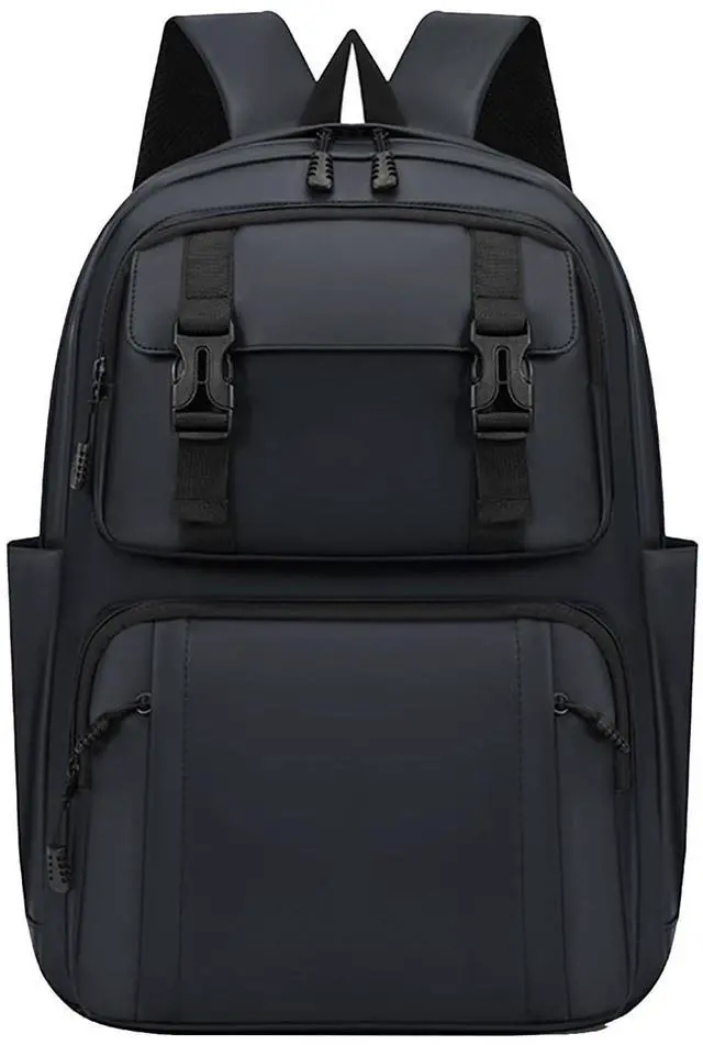 Main image of jupkem Laptop Backpack Business Travel Backpacks with USB Charging Port Water Resistant Large Capacity Daypack Gray and Black (Black)