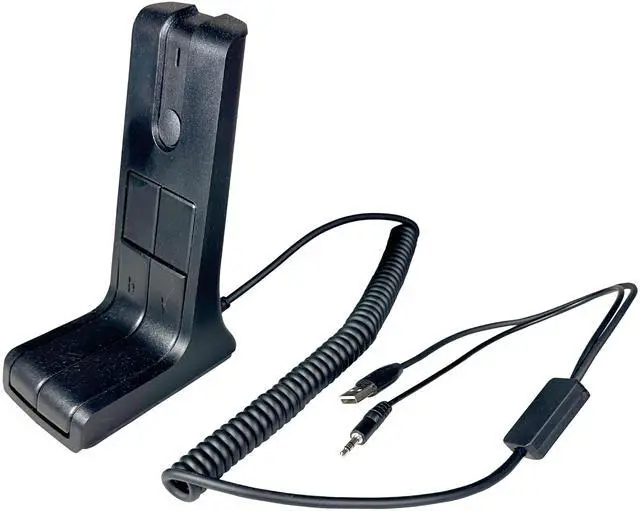 Alt view image 2 of 5 - PRYME DMC-1F3-USB - Desk top Dispatch Style Mic with USBA and 3.5/3c connectors for Typical Computer Applications Such as Kenwood KAS-20, Zello, ESChat and TASSTA. PTT Press generates F3 Command