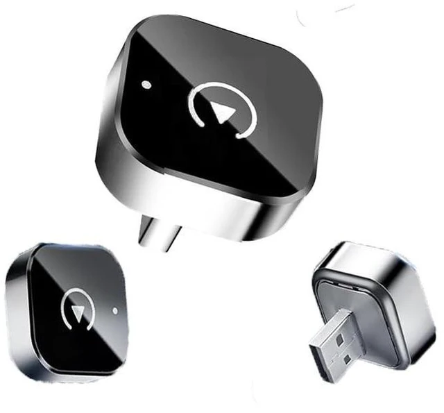 Main image of 3-in-1 Wireless CarPlay Adapter: Retains Original Factory Settings + Enhanced Stability, with Plug-and-Play Convenience (Simple Installation) and a Compact, Portable Build.