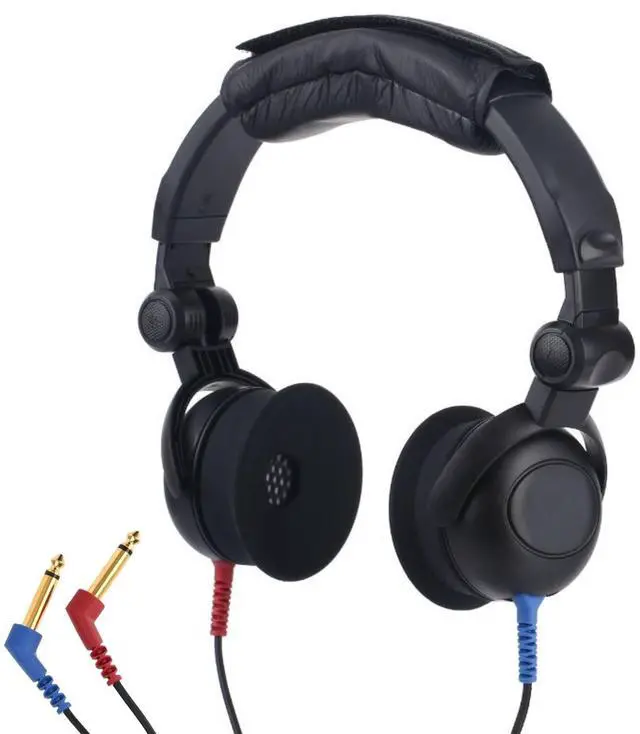 Main image of Pryqutia Audiometer Earphone, Air Transducers Headsets Headphone, Audiometric Air-Conduction Headphones for TDH39 and DD45