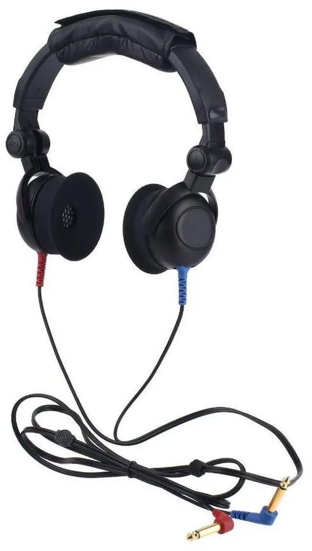 Alt view image 4 of 5 - Pryqutia Audiometer Earphone, Air Transducers Headsets Headphone, Audiometric Air-Conduction Headphones for TDH39 and DD45