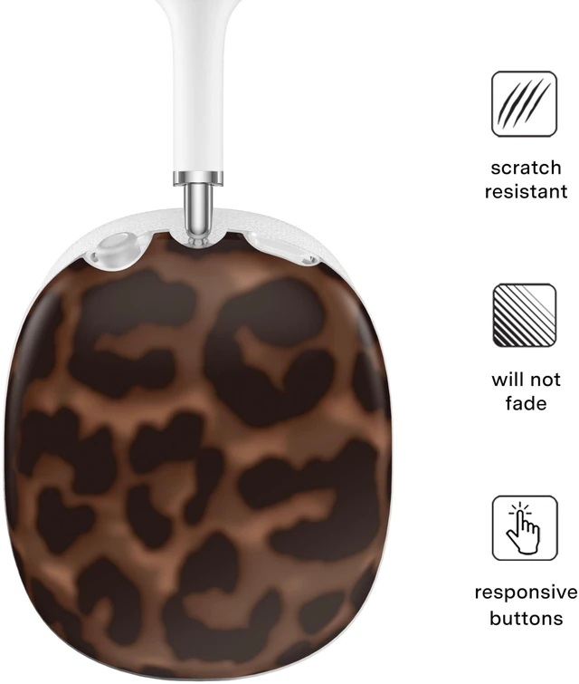 Alt view image 3 of 5 - VELVET CAVIAR Case Cover for AirPods Max 2 & 1 - Cute Protective Headphone Accesssories (It Girl Leopard)